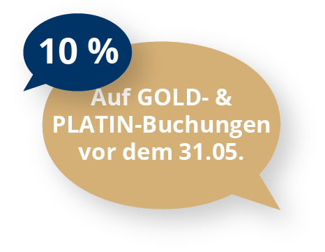 10 % auf alle GOLD- und PLATIN-Lehrgangsanmeldung vor dem 31.05.2024!
